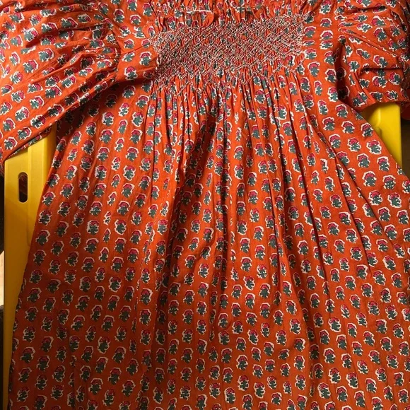 Doen Red and Cream Mini Dress - Picture 5 of 5